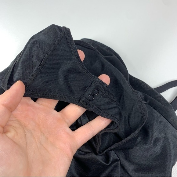 SKIMS Barely there bodysuit brief shapewear with snaps Black Size XS - Picture 10 of 13